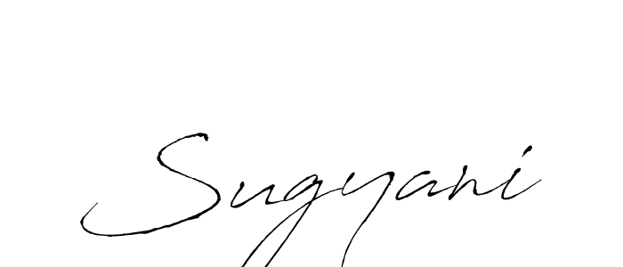 Create a beautiful signature design for name Sugyani. With this signature (Antro_Vectra) fonts, you can make a handwritten signature for free. Sugyani signature style 6 images and pictures png