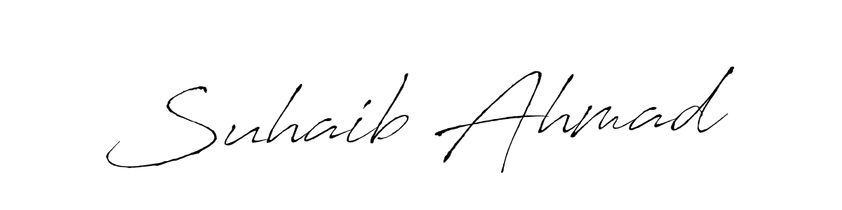 Make a beautiful signature design for name Suhaib Ahmad. Use this online signature maker to create a handwritten signature for free. Suhaib Ahmad signature style 6 images and pictures png