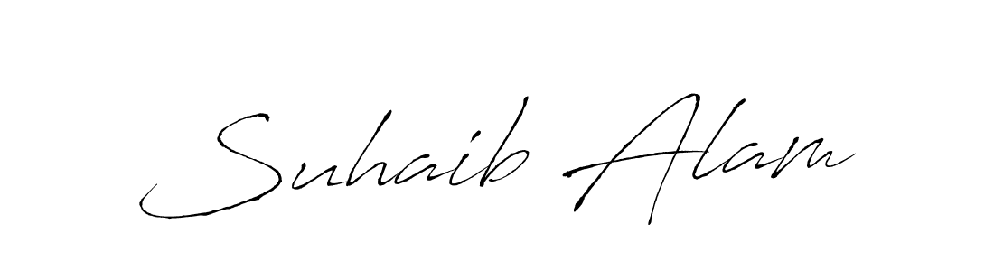 You should practise on your own different ways (Antro_Vectra) to write your name (Suhaib Alam) in signature. don't let someone else do it for you. Suhaib Alam signature style 6 images and pictures png