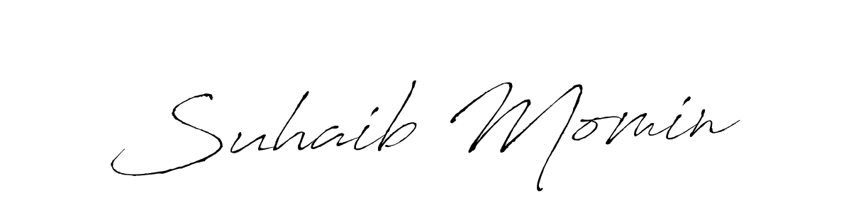 if you are searching for the best signature style for your name Suhaib Momin. so please give up your signature search. here we have designed multiple signature styles  using Antro_Vectra. Suhaib Momin signature style 6 images and pictures png