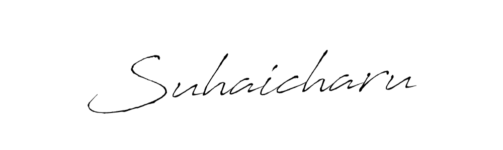 How to make Suhaicharu name signature. Use Antro_Vectra style for creating short signs online. This is the latest handwritten sign. Suhaicharu signature style 6 images and pictures png