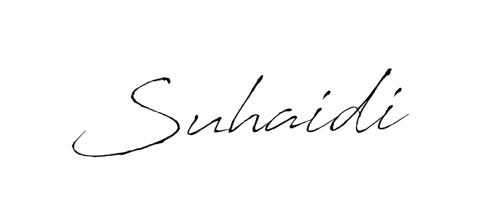 Make a beautiful signature design for name Suhaidi. With this signature (Antro_Vectra) style, you can create a handwritten signature for free. Suhaidi signature style 6 images and pictures png