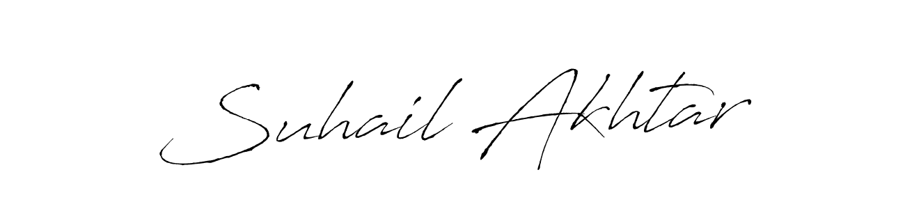 Antro_Vectra is a professional signature style that is perfect for those who want to add a touch of class to their signature. It is also a great choice for those who want to make their signature more unique. Get Suhail Akhtar name to fancy signature for free. Suhail Akhtar signature style 6 images and pictures png
