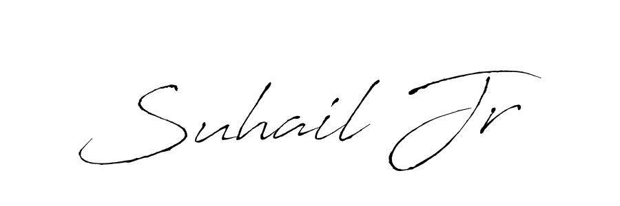Also we have Suhail Jr name is the best signature style. Create professional handwritten signature collection using Antro_Vectra autograph style. Suhail Jr signature style 6 images and pictures png