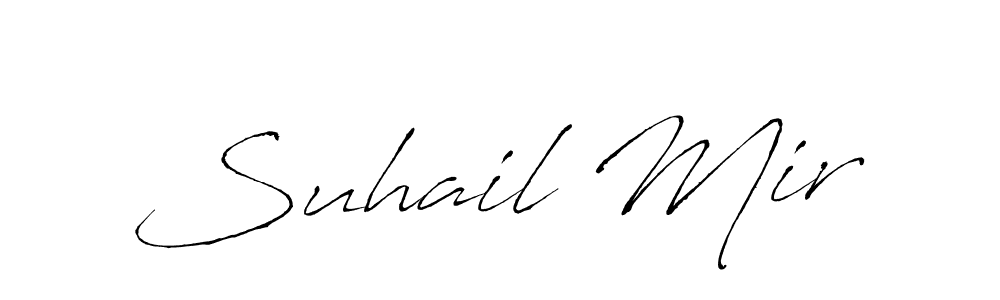Also we have Suhail Mir name is the best signature style. Create professional handwritten signature collection using Antro_Vectra autograph style. Suhail Mir signature style 6 images and pictures png