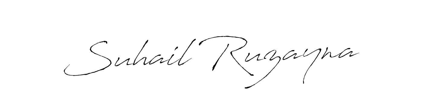 You should practise on your own different ways (Antro_Vectra) to write your name (Suhail Ruzayna) in signature. don't let someone else do it for you. Suhail Ruzayna signature style 6 images and pictures png