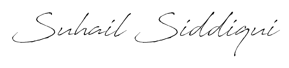 Make a beautiful signature design for name Suhail Siddiqui. With this signature (Antro_Vectra) style, you can create a handwritten signature for free. Suhail Siddiqui signature style 6 images and pictures png