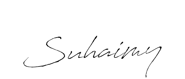 Create a beautiful signature design for name Suhaimy. With this signature (Antro_Vectra) fonts, you can make a handwritten signature for free. Suhaimy signature style 6 images and pictures png