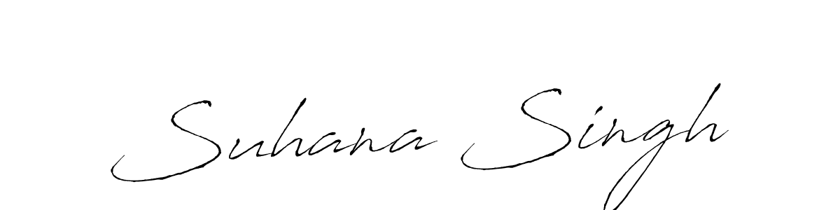 Antro_Vectra is a professional signature style that is perfect for those who want to add a touch of class to their signature. It is also a great choice for those who want to make their signature more unique. Get Suhana Singh name to fancy signature for free. Suhana Singh signature style 6 images and pictures png