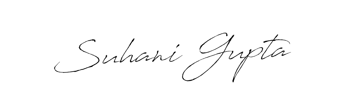 Also we have Suhani Gupta name is the best signature style. Create professional handwritten signature collection using Antro_Vectra autograph style. Suhani Gupta signature style 6 images and pictures png