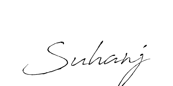 Design your own signature with our free online signature maker. With this signature software, you can create a handwritten (Antro_Vectra) signature for name Suhanj. Suhanj signature style 6 images and pictures png