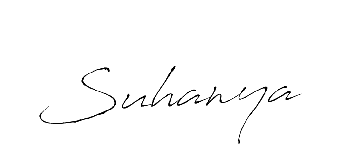 How to make Suhanya signature? Antro_Vectra is a professional autograph style. Create handwritten signature for Suhanya name. Suhanya signature style 6 images and pictures png