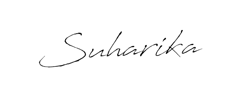 Make a beautiful signature design for name Suharika. With this signature (Antro_Vectra) style, you can create a handwritten signature for free. Suharika signature style 6 images and pictures png
