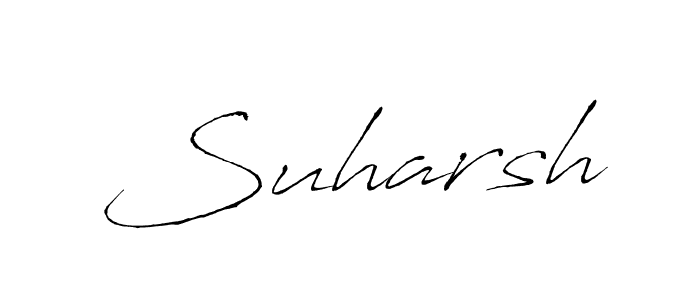 Similarly Antro_Vectra is the best handwritten signature design. Signature creator online .You can use it as an online autograph creator for name Suharsh. Suharsh signature style 6 images and pictures png