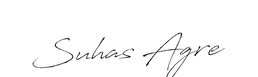 Design your own signature with our free online signature maker. With this signature software, you can create a handwritten (Antro_Vectra) signature for name Suhas Agre. Suhas Agre signature style 6 images and pictures png