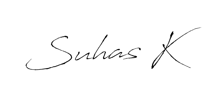 Make a beautiful signature design for name Suhas K. Use this online signature maker to create a handwritten signature for free. Suhas K signature style 6 images and pictures png