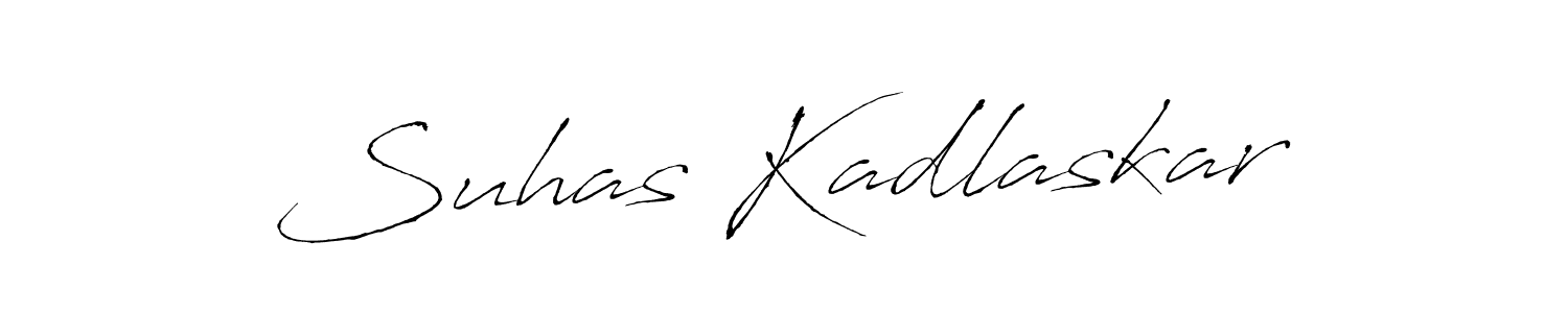 The best way (Antro_Vectra) to make a short signature is to pick only two or three words in your name. The name Suhas Kadlaskar include a total of six letters. For converting this name. Suhas Kadlaskar signature style 6 images and pictures png
