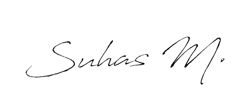 Make a beautiful signature design for name Suhas M.. Use this online signature maker to create a handwritten signature for free. Suhas M. signature style 6 images and pictures png