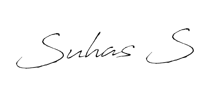 Similarly Antro_Vectra is the best handwritten signature design. Signature creator online .You can use it as an online autograph creator for name Suhas S. Suhas S signature style 6 images and pictures png