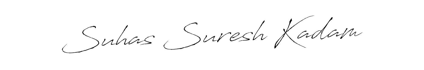 How to make Suhas Suresh Kadam name signature. Use Antro_Vectra style for creating short signs online. This is the latest handwritten sign. Suhas Suresh Kadam signature style 6 images and pictures png