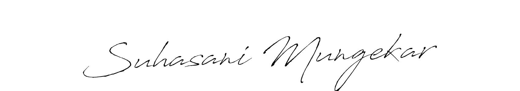 It looks lik you need a new signature style for name Suhasani Mungekar. Design unique handwritten (Antro_Vectra) signature with our free signature maker in just a few clicks. Suhasani Mungekar signature style 6 images and pictures png