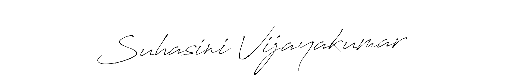 Suhasini Vijayakumar stylish signature style. Best Handwritten Sign (Antro_Vectra) for my name. Handwritten Signature Collection Ideas for my name Suhasini Vijayakumar. Suhasini Vijayakumar signature style 6 images and pictures png