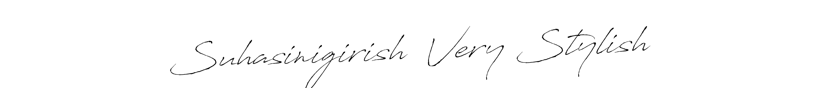 Design your own signature with our free online signature maker. With this signature software, you can create a handwritten (Antro_Vectra) signature for name Suhasinigirish  Very Stylish. Suhasinigirish  Very Stylish signature style 6 images and pictures png