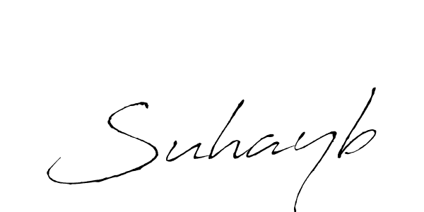 How to make Suhayb signature? Antro_Vectra is a professional autograph style. Create handwritten signature for Suhayb name. Suhayb signature style 6 images and pictures png
