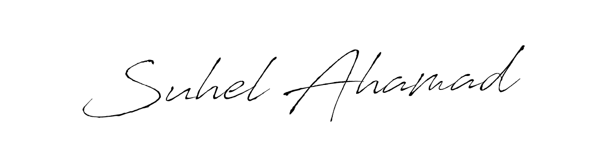 Once you've used our free online signature maker to create your best signature Antro_Vectra style, it's time to enjoy all of the benefits that Suhel Ahamad name signing documents. Suhel Ahamad signature style 6 images and pictures png