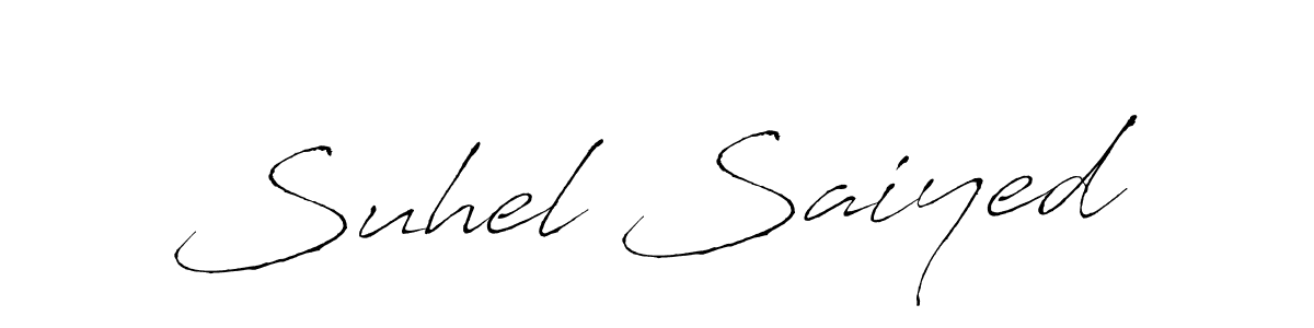 Use a signature maker to create a handwritten signature online. With this signature software, you can design (Antro_Vectra) your own signature for name Suhel Saiyed. Suhel Saiyed signature style 6 images and pictures png