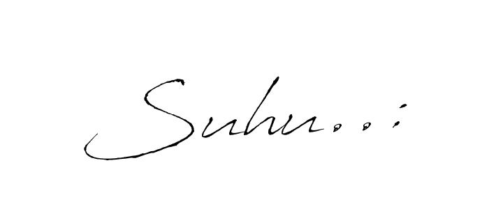 Suhu..: stylish signature style. Best Handwritten Sign (Antro_Vectra) for my name. Handwritten Signature Collection Ideas for my name Suhu..:. Suhu..: signature style 6 images and pictures png
