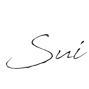 Antro_Vectra is a professional signature style that is perfect for those who want to add a touch of class to their signature. It is also a great choice for those who want to make their signature more unique. Get Sui name to fancy signature for free. Sui signature style 6 images and pictures png