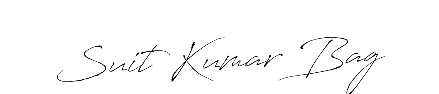 Also we have Suit Kumar Bag name is the best signature style. Create professional handwritten signature collection using Antro_Vectra autograph style. Suit Kumar Bag signature style 6 images and pictures png