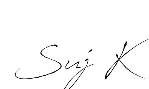 It looks lik you need a new signature style for name Suj K. Design unique handwritten (Antro_Vectra) signature with our free signature maker in just a few clicks. Suj K signature style 6 images and pictures png