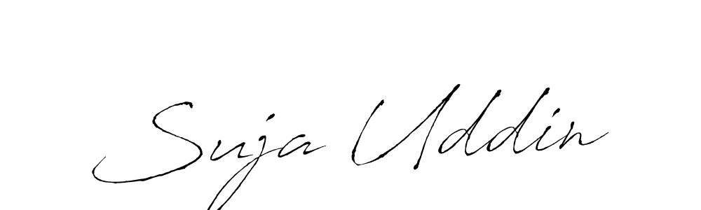 You should practise on your own different ways (Antro_Vectra) to write your name (Suja Uddin) in signature. don't let someone else do it for you. Suja Uddin signature style 6 images and pictures png
