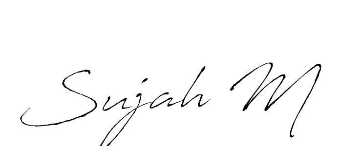 How to Draw Sujah M signature style? Antro_Vectra is a latest design signature styles for name Sujah M. Sujah M signature style 6 images and pictures png