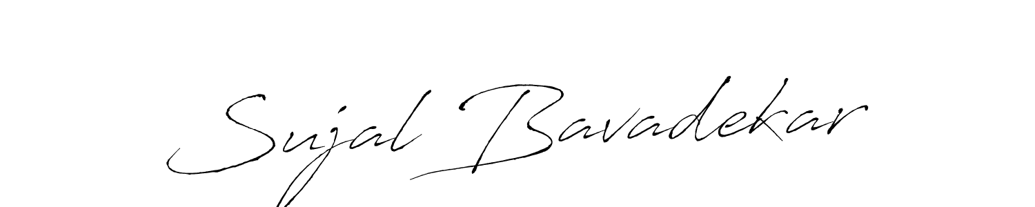 Design your own signature with our free online signature maker. With this signature software, you can create a handwritten (Antro_Vectra) signature for name Sujal Bavadekar. Sujal Bavadekar signature style 6 images and pictures png