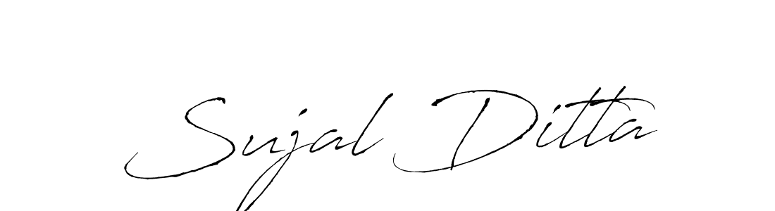 Also You can easily find your signature by using the search form. We will create Sujal Ditta name handwritten signature images for you free of cost using Antro_Vectra sign style. Sujal Ditta signature style 6 images and pictures png