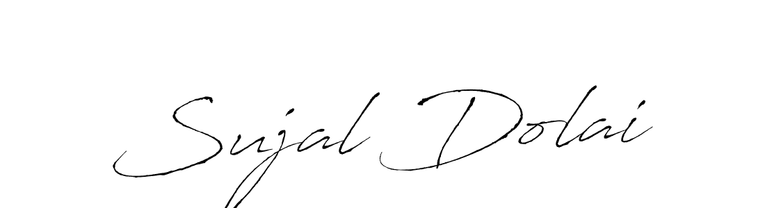 Make a beautiful signature design for name Sujal Dolai. With this signature (Antro_Vectra) style, you can create a handwritten signature for free. Sujal Dolai signature style 6 images and pictures png