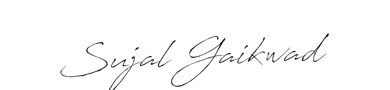 Use a signature maker to create a handwritten signature online. With this signature software, you can design (Antro_Vectra) your own signature for name Sujal Gaikwad. Sujal Gaikwad signature style 6 images and pictures png