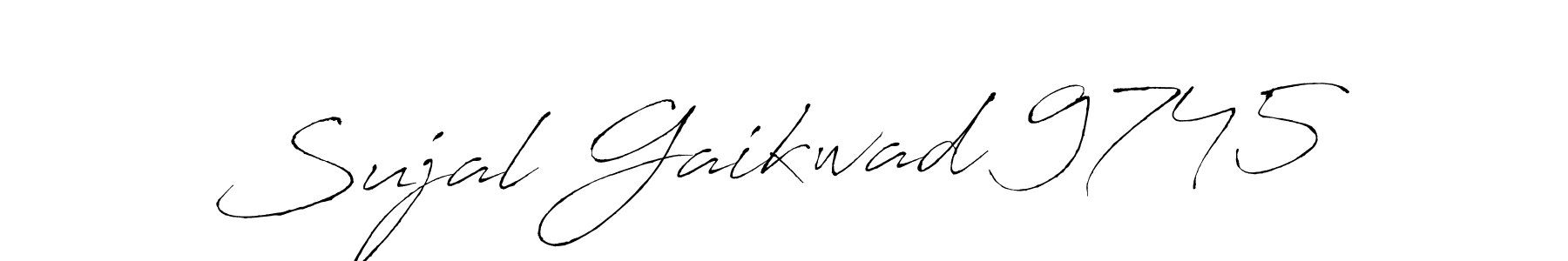 Also You can easily find your signature by using the search form. We will create Sujal Gaikwad 9745 name handwritten signature images for you free of cost using Antro_Vectra sign style. Sujal Gaikwad 9745 signature style 6 images and pictures png