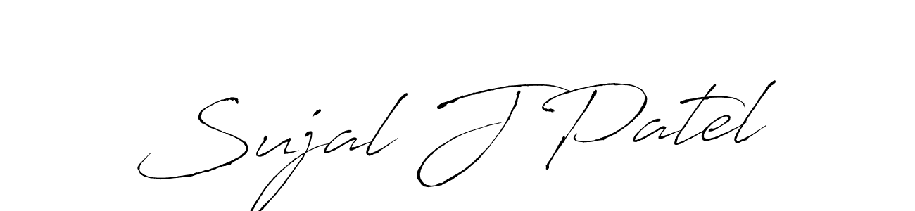 Antro_Vectra is a professional signature style that is perfect for those who want to add a touch of class to their signature. It is also a great choice for those who want to make their signature more unique. Get Sujal J Patel name to fancy signature for free. Sujal J Patel signature style 6 images and pictures png