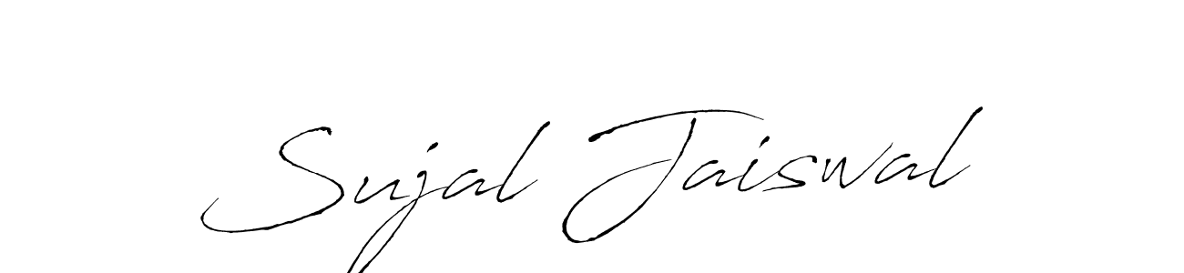 if you are searching for the best signature style for your name Sujal Jaiswal. so please give up your signature search. here we have designed multiple signature styles  using Antro_Vectra. Sujal Jaiswal signature style 6 images and pictures png