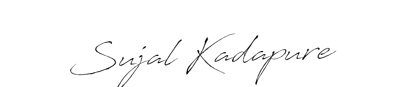 The best way (Antro_Vectra) to make a short signature is to pick only two or three words in your name. The name Sujal Kadapure include a total of six letters. For converting this name. Sujal Kadapure signature style 6 images and pictures png