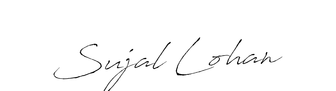 How to make Sujal Lohan signature? Antro_Vectra is a professional autograph style. Create handwritten signature for Sujal Lohan name. Sujal Lohan signature style 6 images and pictures png