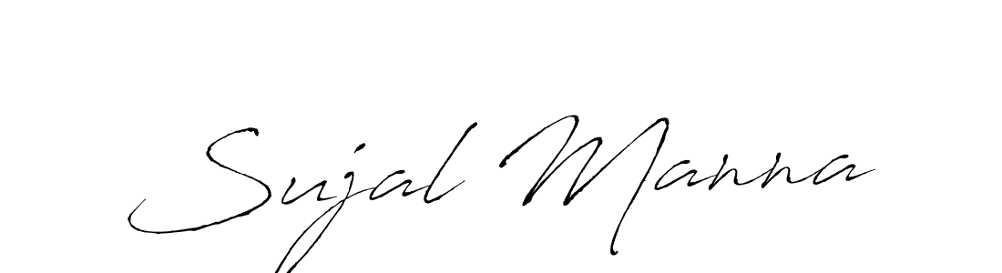 Create a beautiful signature design for name Sujal Manna. With this signature (Antro_Vectra) fonts, you can make a handwritten signature for free. Sujal Manna signature style 6 images and pictures png