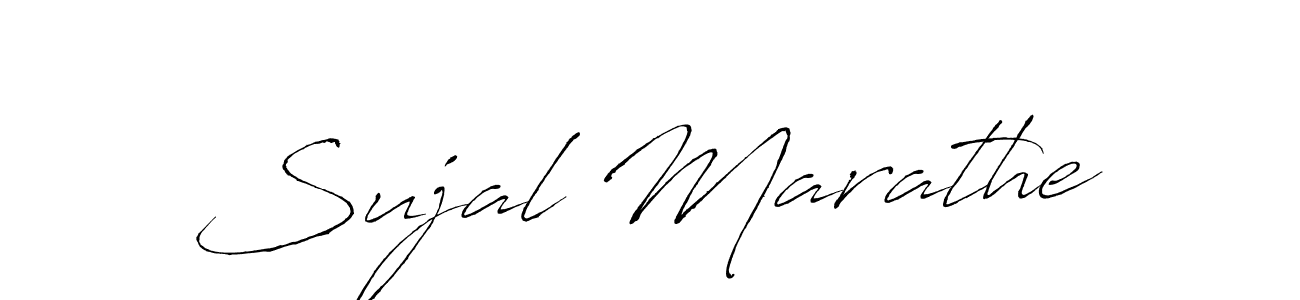 Use a signature maker to create a handwritten signature online. With this signature software, you can design (Antro_Vectra) your own signature for name Sujal Marathe. Sujal Marathe signature style 6 images and pictures png