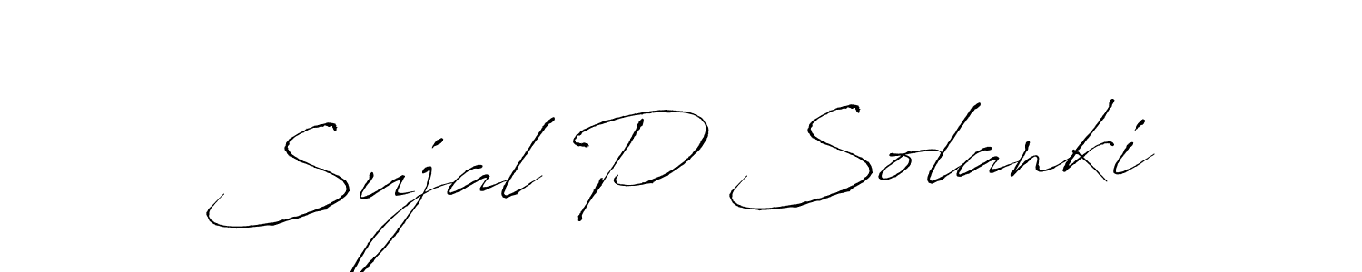 It looks lik you need a new signature style for name Sujal P Solanki. Design unique handwritten (Antro_Vectra) signature with our free signature maker in just a few clicks. Sujal P Solanki signature style 6 images and pictures png