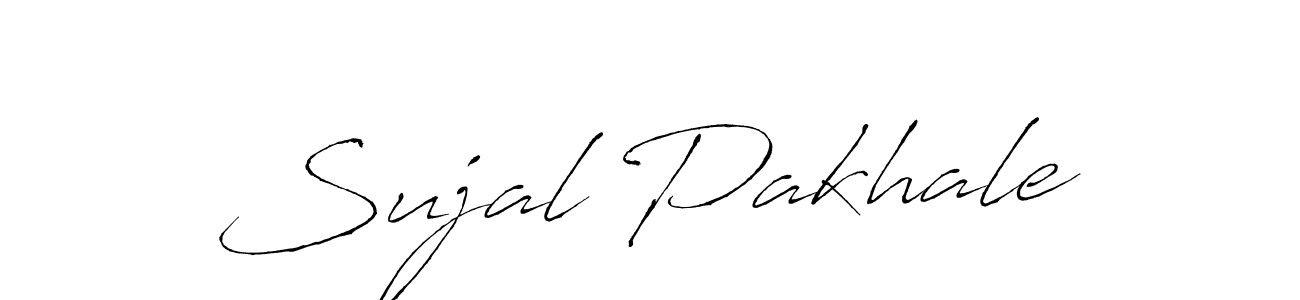 Design your own signature with our free online signature maker. With this signature software, you can create a handwritten (Antro_Vectra) signature for name Sujal Pakhale. Sujal Pakhale signature style 6 images and pictures png