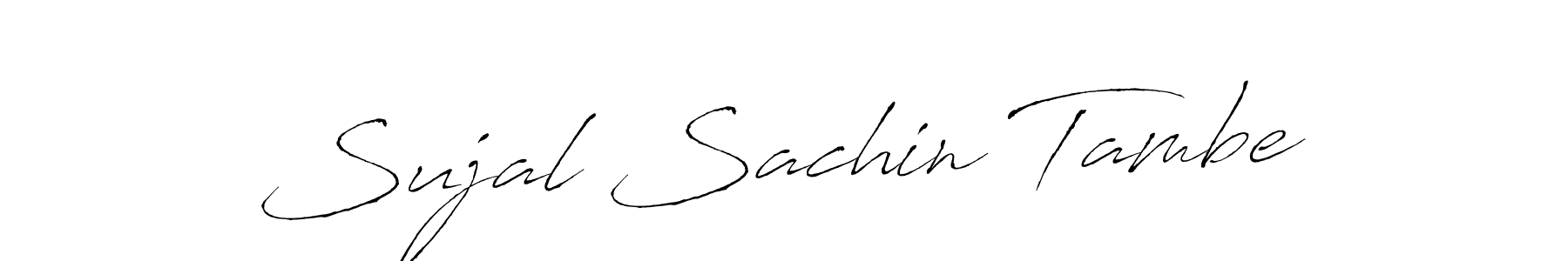 Design your own signature with our free online signature maker. With this signature software, you can create a handwritten (Antro_Vectra) signature for name Sujal Sachin Tambe. Sujal Sachin Tambe signature style 6 images and pictures png